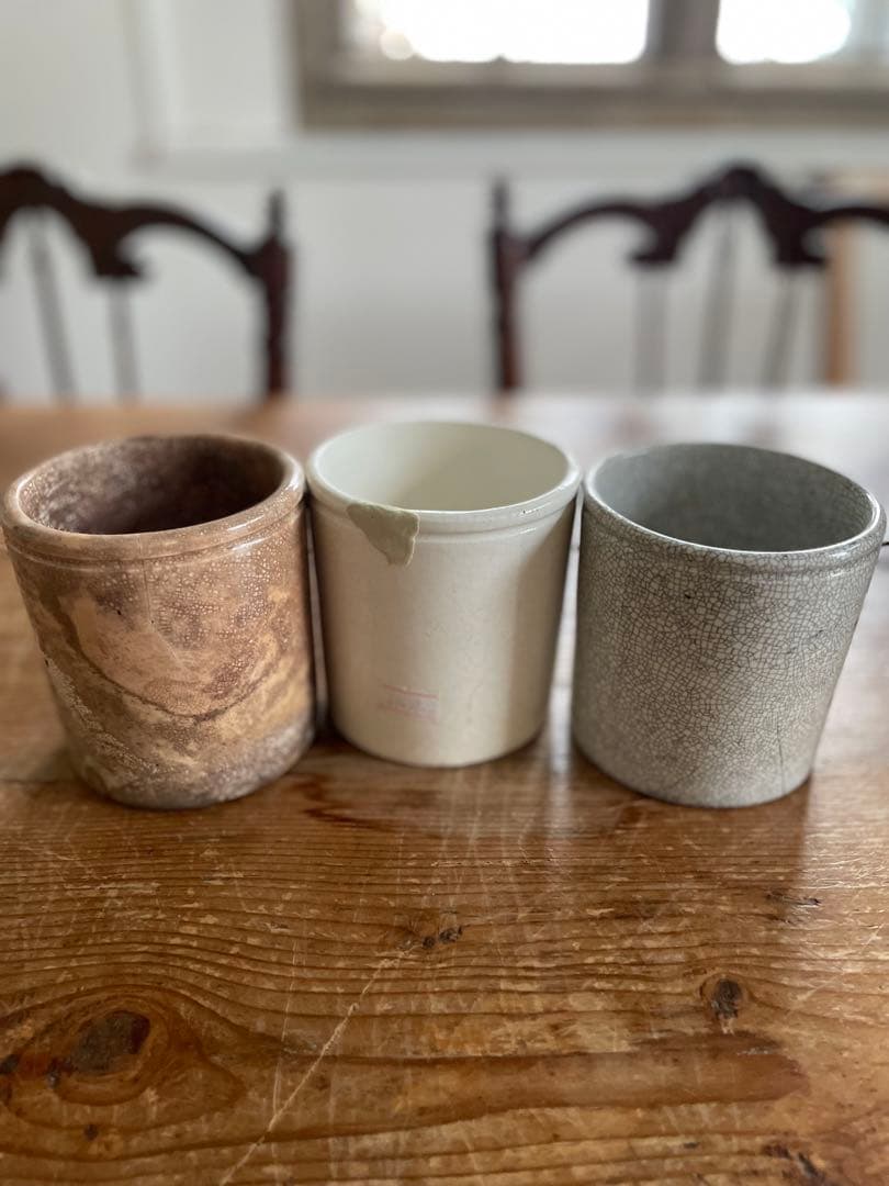 超激レア　茶、白、グレーのマーマレードジャー