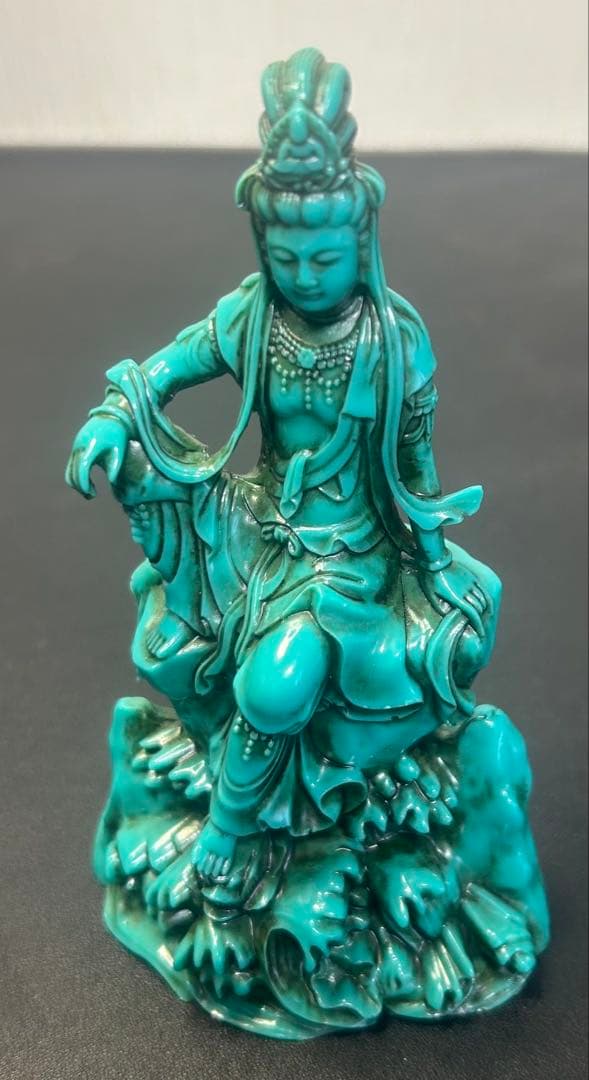 細工観音菩薩仏像　縁起物、開運、お守り、旧家蔵出し、骨董品、風水、古美術