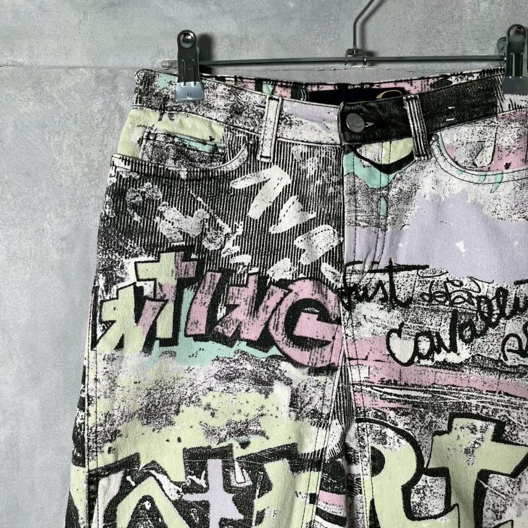 JUSTcavalli グラフィックデザイン デニムスカート N1635