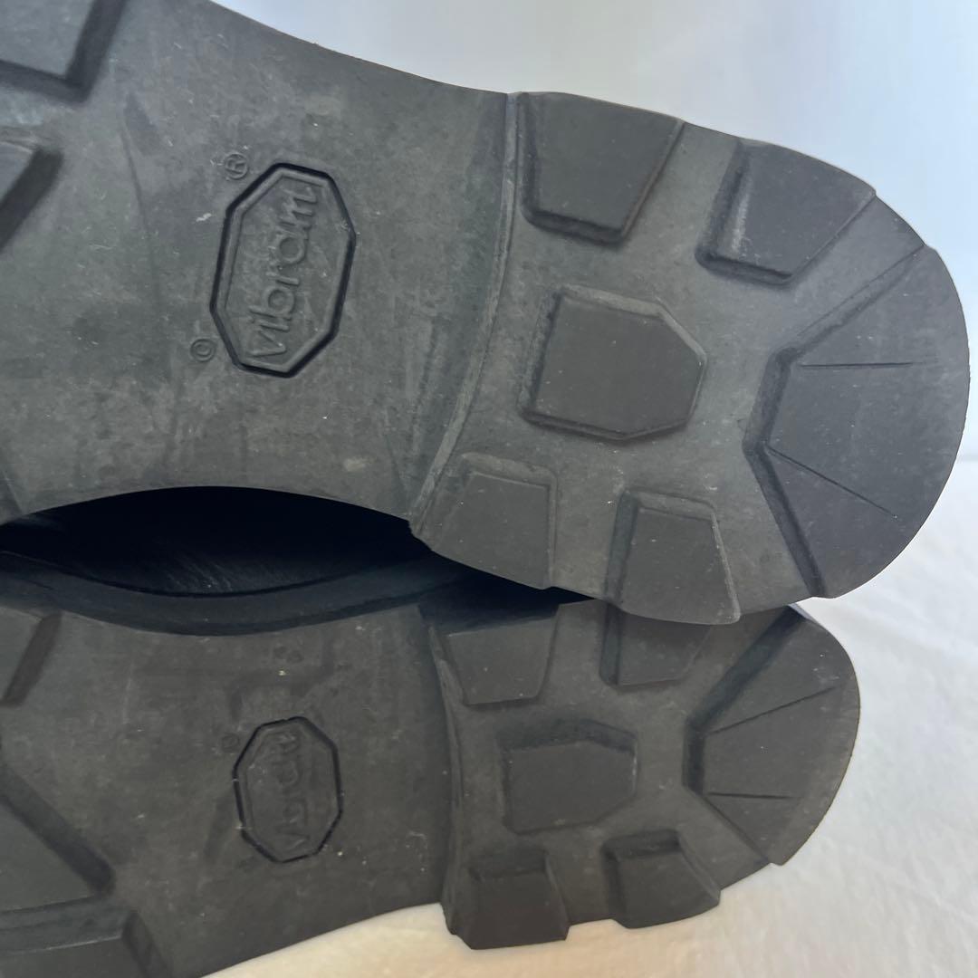 VEIN カウレザー チロリアン シューズ ブーツ 黒42