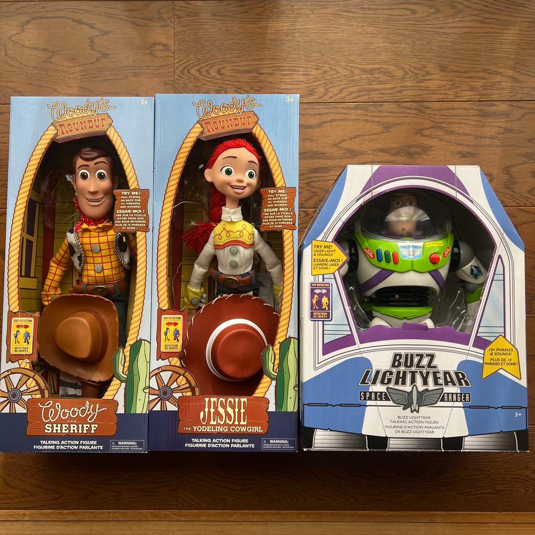 トイストーリー　ウッディ　ジェシー　バズ　3体セット