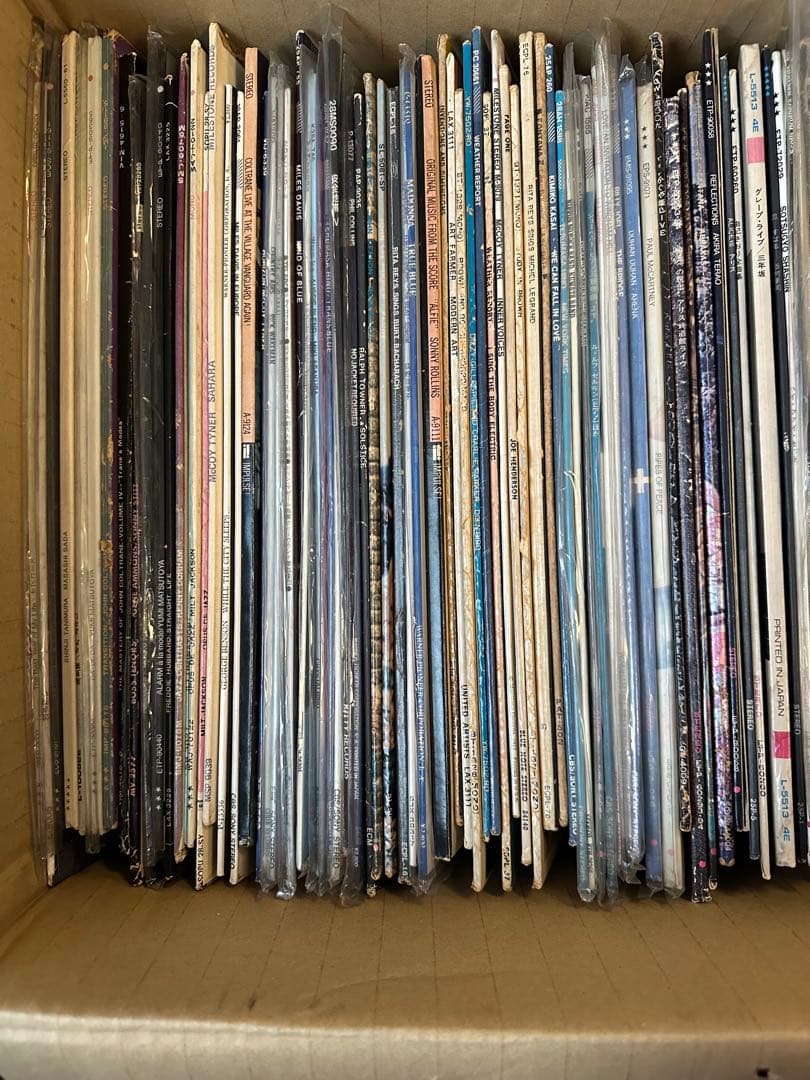レコードボックス 多数のジャンルまとめ売り