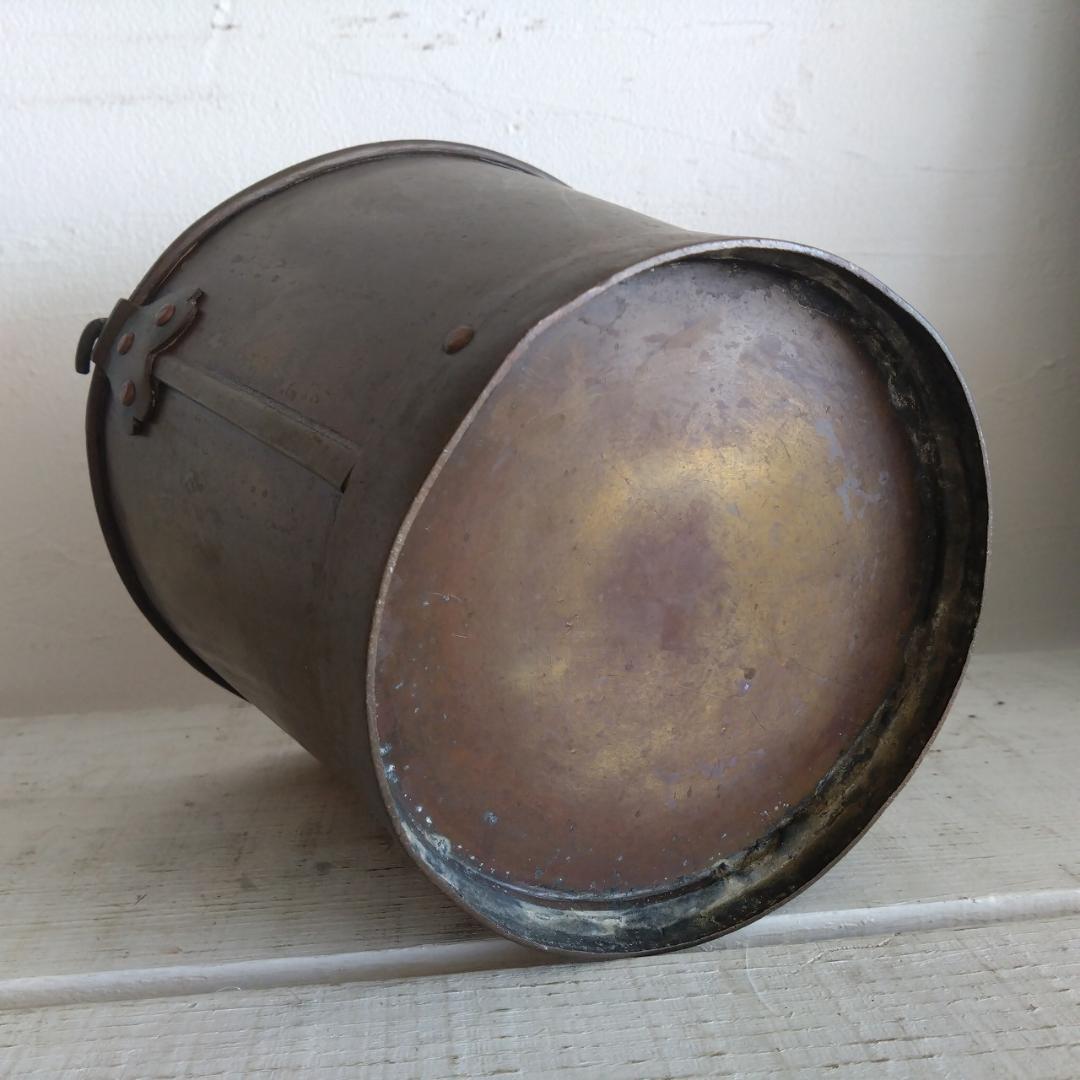 銅製　バケツ　古道具