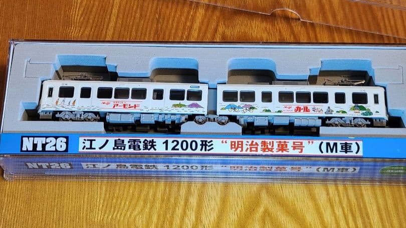 【美品・動作確認済】MODEMO 江ノ電 1200形 明治製菓号 M車 NT26