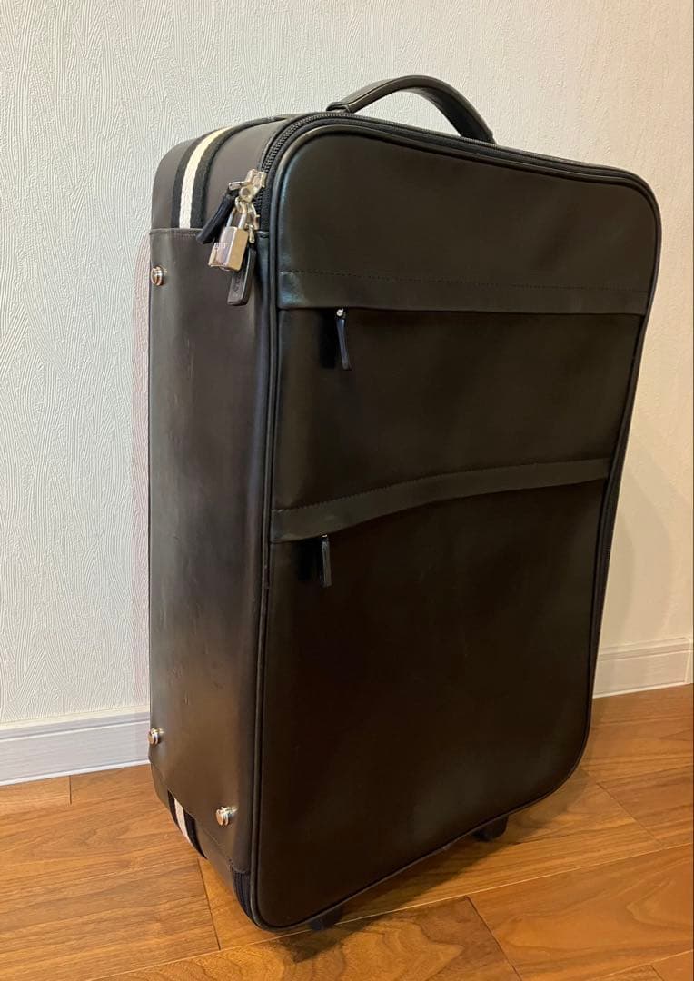 【美品】BALLY バリー キャリーケース トラベルバッグ 黒