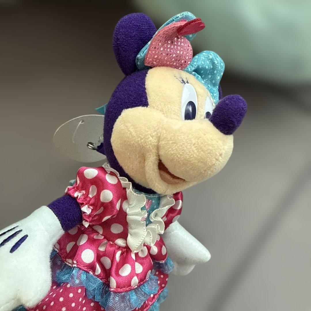 タグ付き　ミニーのファンダーランド♡パルパルーザ♡ぬいぐるみバッジ