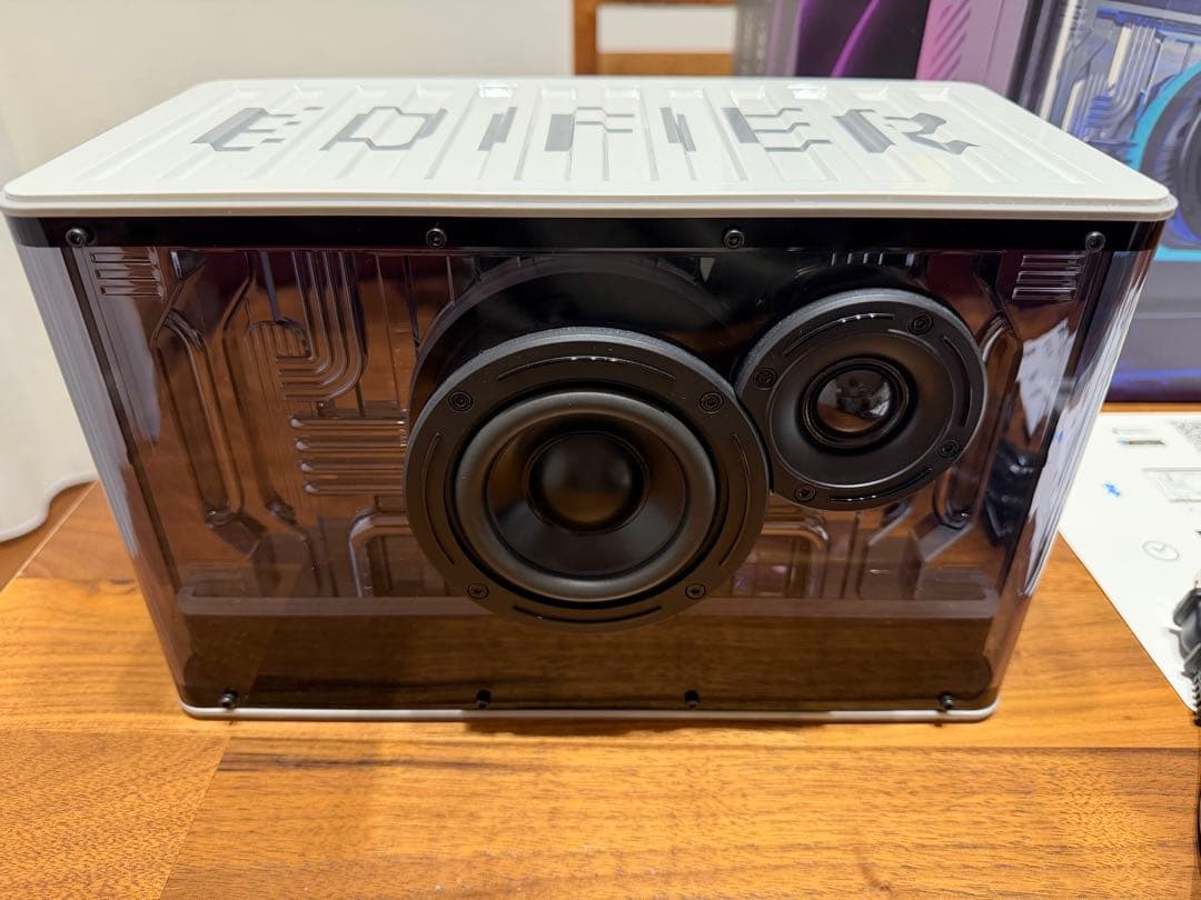 【美品】Edifier QD35　ホワイト　スピーカー ゲーミングPC