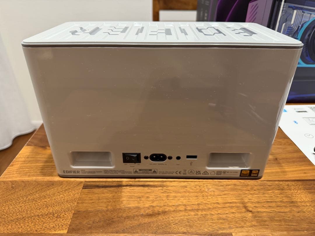 【美品】Edifier QD35　ホワイト　スピーカー ゲーミングPC