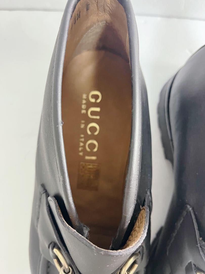 GUCCI グッチ ビットローファー黒 約28〜28.5cm 43 1/2 美品