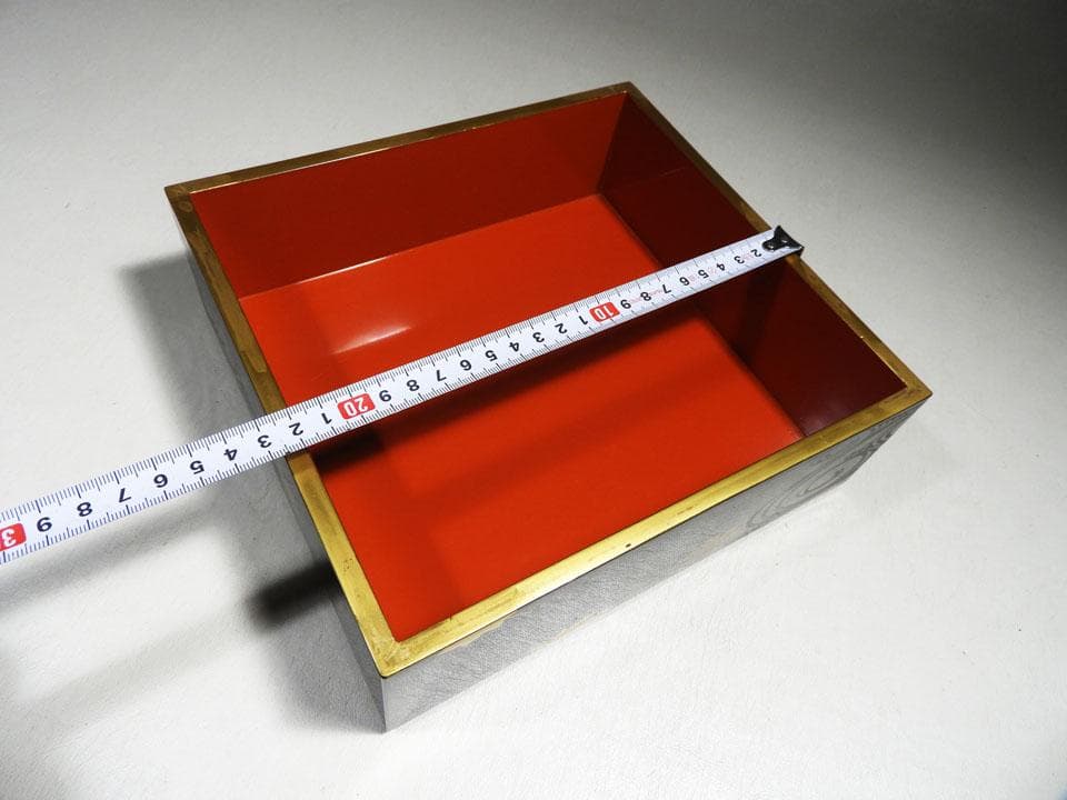 ●五段重 重箱 流水紅葉楓蒔絵 時代 木製漆器 美品 明治 箱付 高さ38㎝