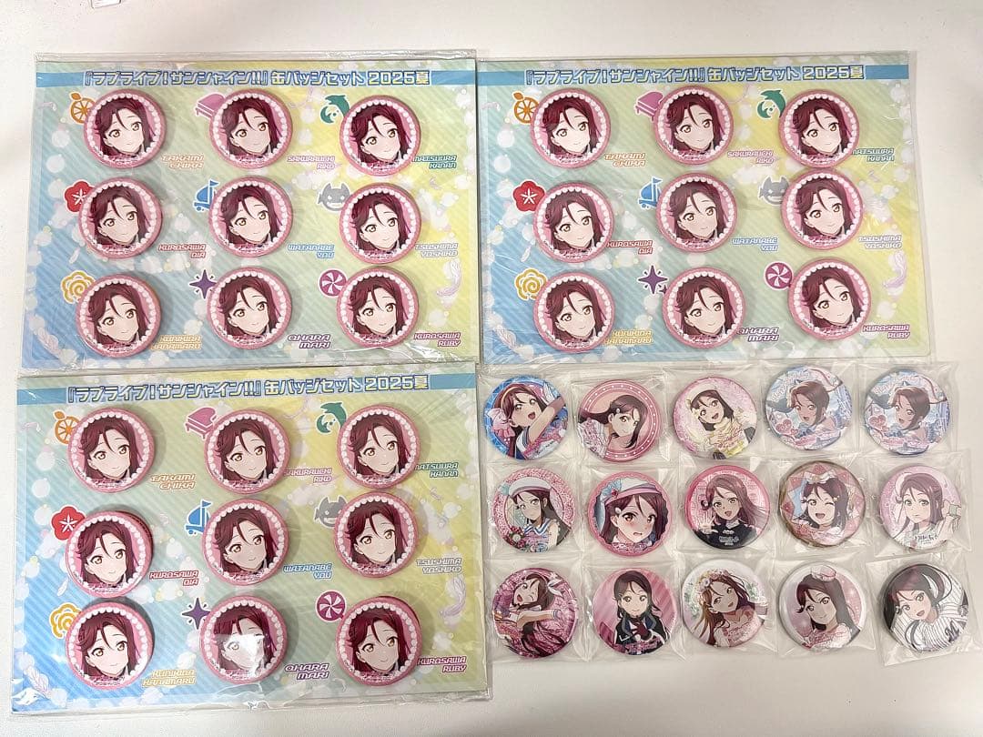 ラブライブAqours 桜内梨子 缶バッジ　c106 まとめ売り