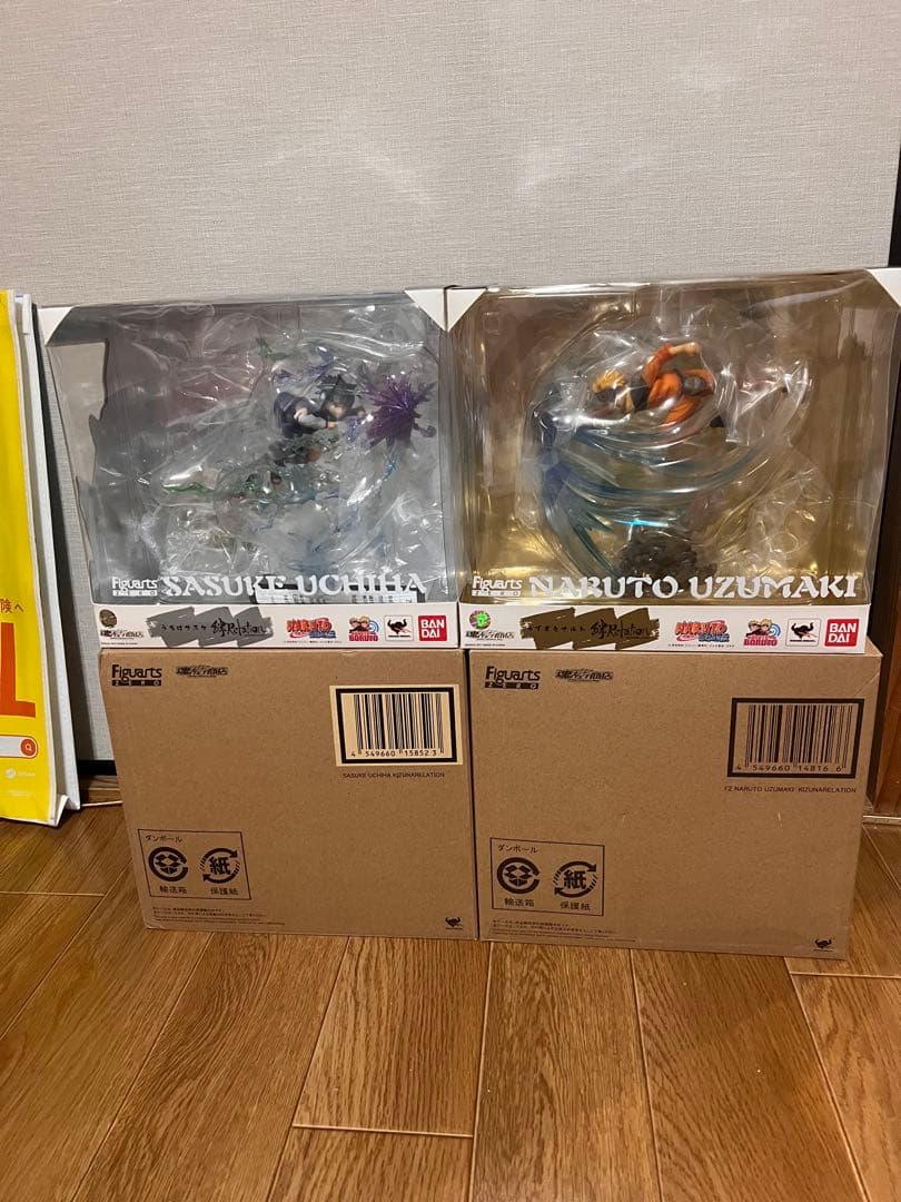 フィギュアーツ ZERO 絆relation　うずまきナルト　うちはサスケ