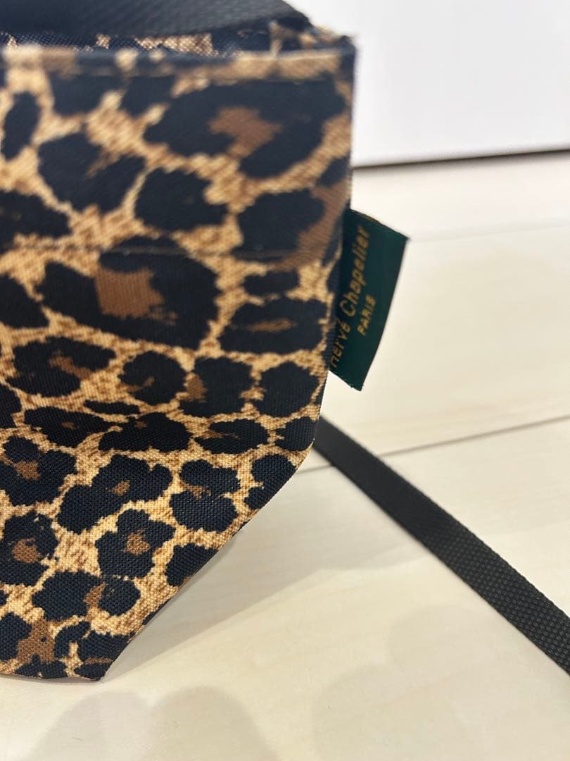 美品 エルベシャプリエ パンサーブラン ショルダーバッグ XS 船型