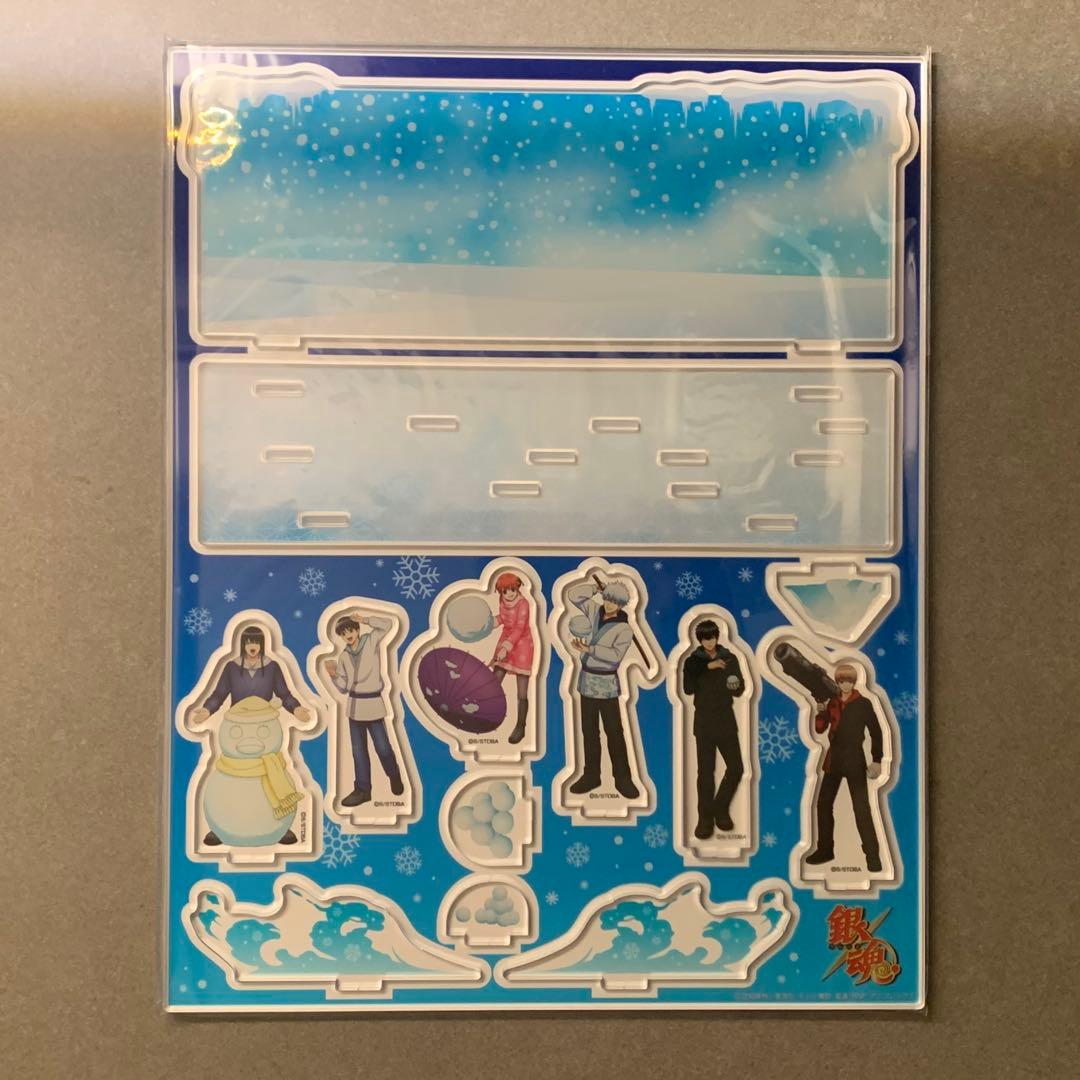 銀魂 アクリルジオラマ 雪合戦