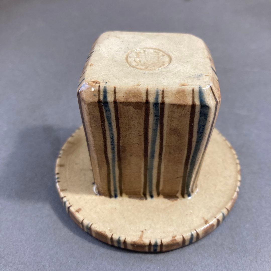 茶道具　蓋置　葆光斎書付　葵窯　加藤俊雄　造　共箱　S228FO