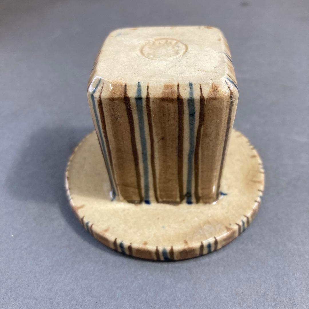 茶道具　蓋置　葆光斎書付　葵窯　加藤俊雄　造　共箱　S228FO