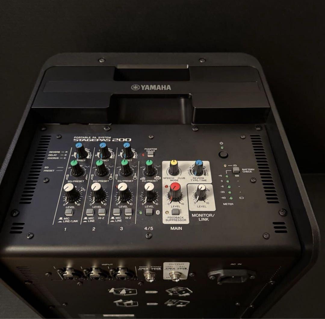 【おそらく未使用】YAMAHA STAGEPAS200 バッテリー非搭載モデル