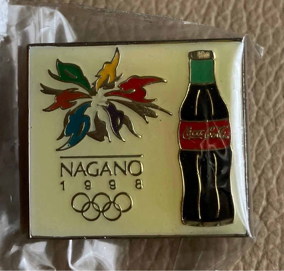 【未開封】1998年長野オリンピック冬季大会 コカコーラ ピンバッジ 5個セット