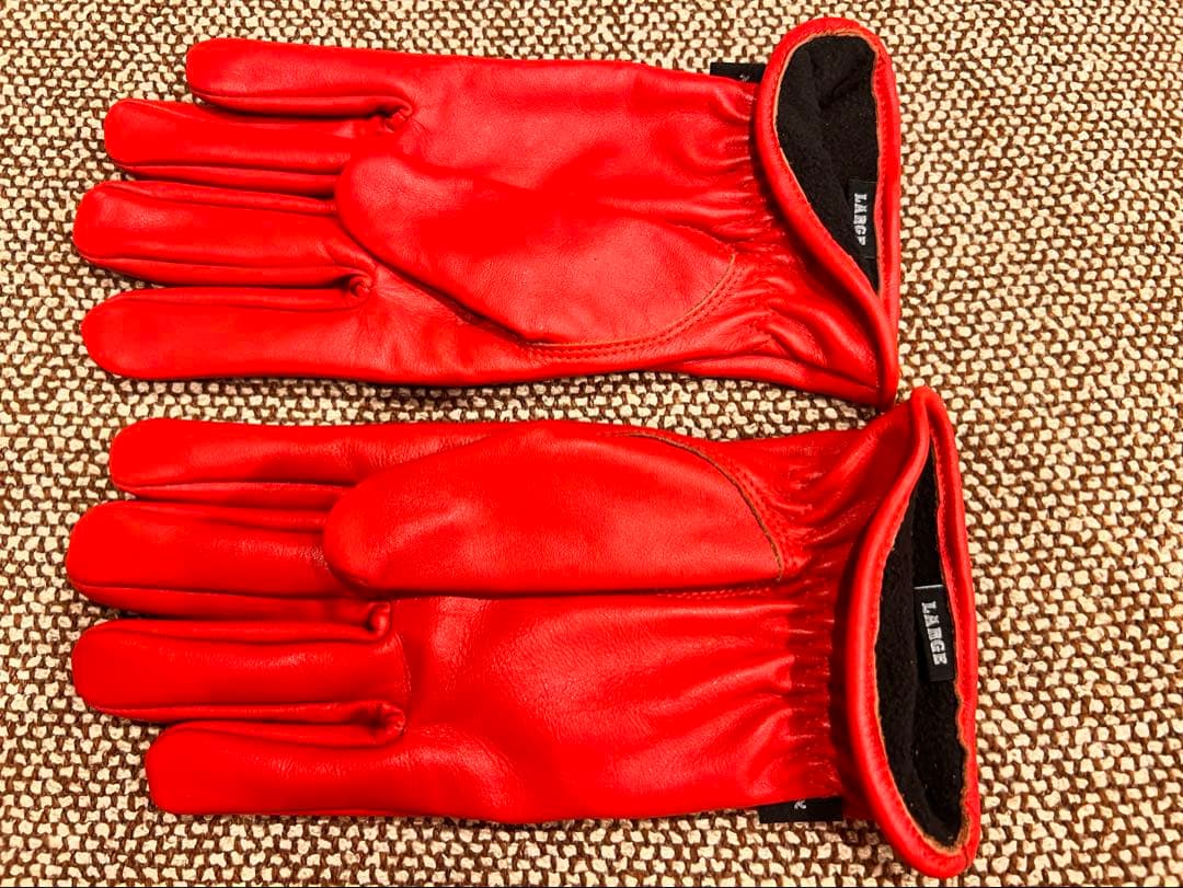 Challenger Haroshi Budweiser レザーグローブ Ｌ