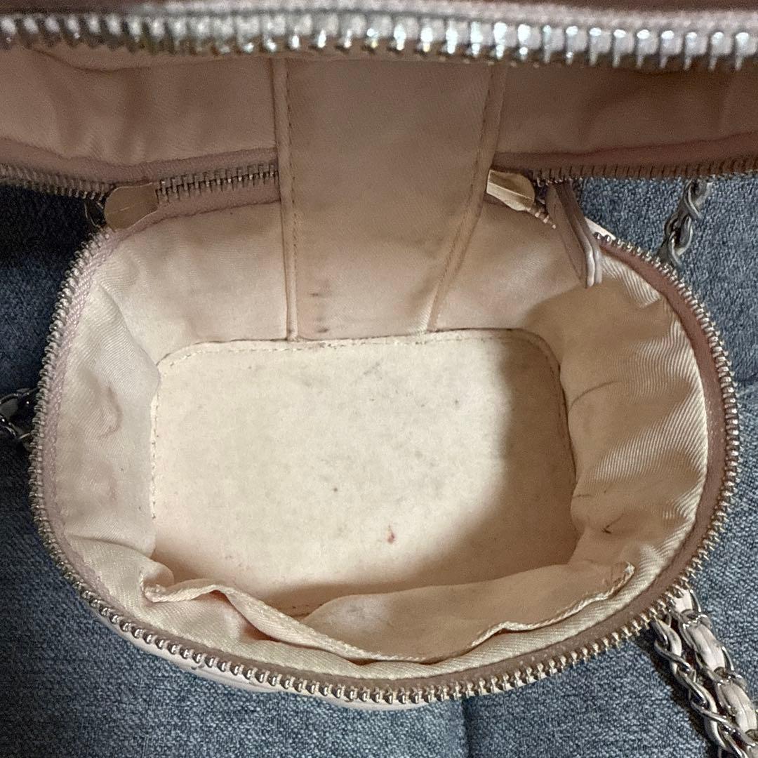 darich バニティ キルティングスクエアミニバッグ シルバーパーツ ピンク