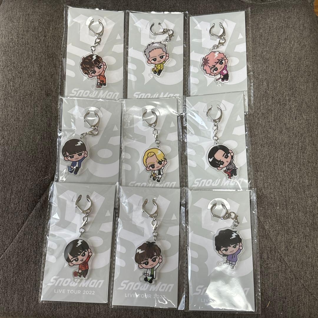  Man スノーマン　キーホルダー9個セット　すのチル　おまけ付き