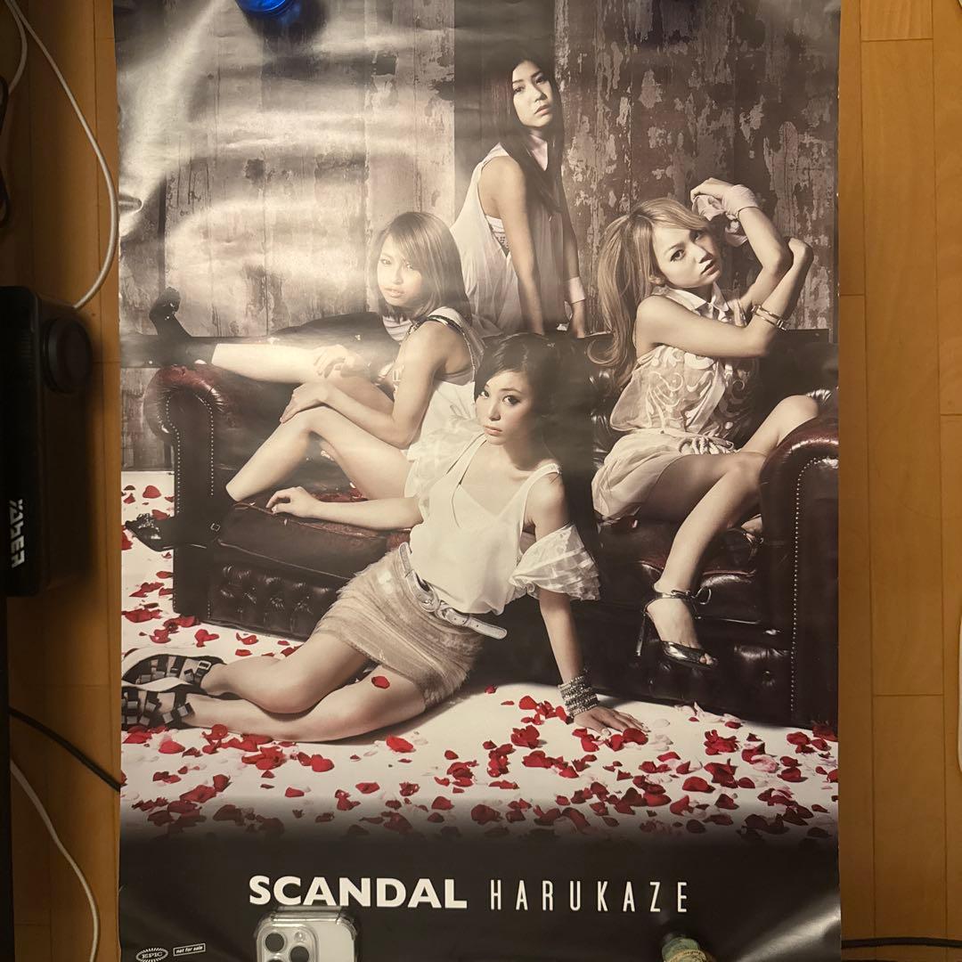 SCANDAL サイン（大阪城ホールバスツアーポスター）+ポスター2枚