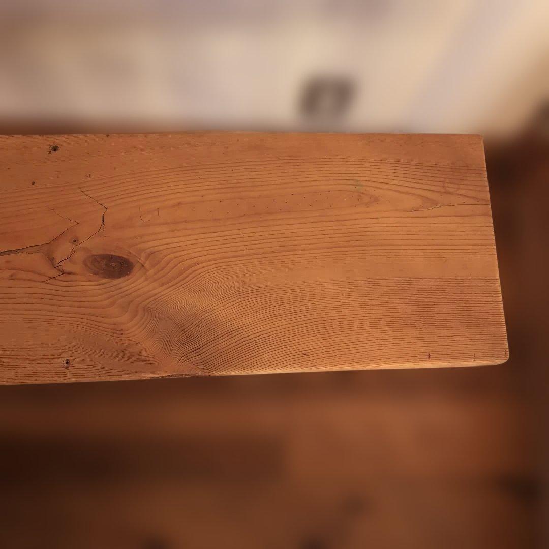 ナチュラルウッド ベンチ スチール脚 MADE BY SEVEN