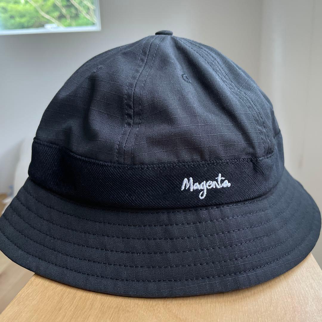 スケートボード Magenta Script Bucket Ripstop Hat