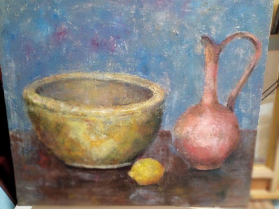 サインはありませんが秀作ですＦ10号直筆油絵です