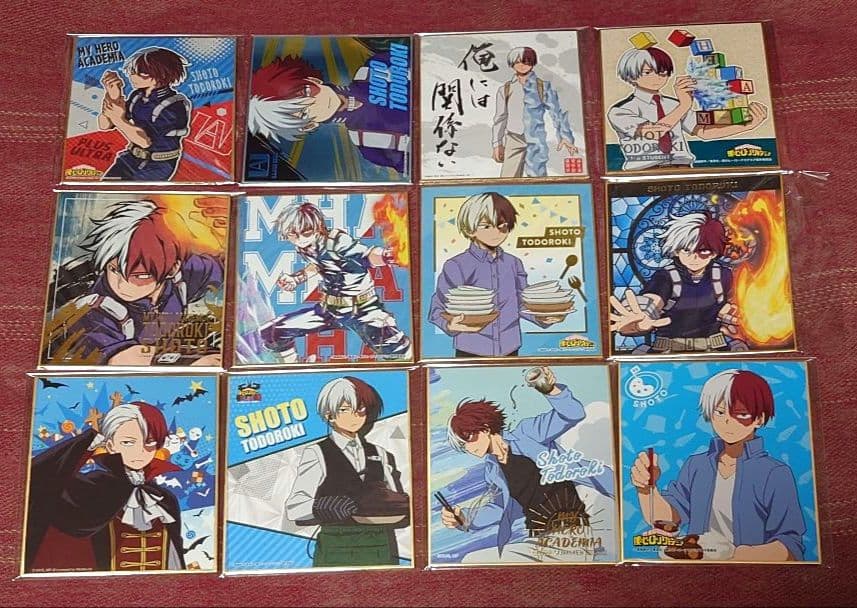 僕のヒーローアカデミア　轟焦凍　色紙　まとめ売り