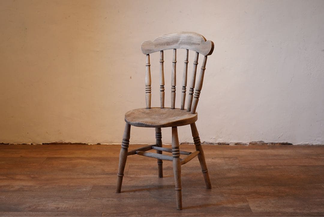 フランスアンティークチェア　椅子　古木　プリミティブ 1800年代　オーク