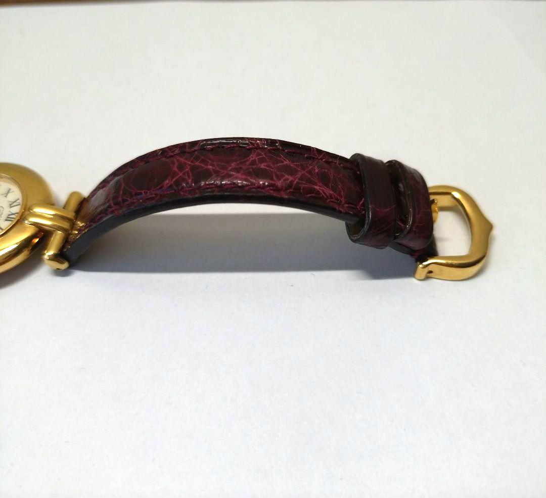 カルティエ CARTIER マストコリゼレザー クォーツ レディース