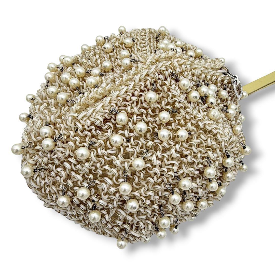 【レア品】アンテプリマ　パール　ワイヤーバッグ パーティーバッグ　ハンドバッグ