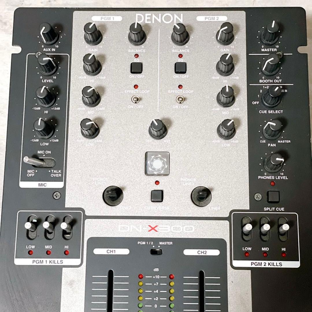 DENON DJミキサー DN-X300 スクラッチ DJ機器 オーディオ機器