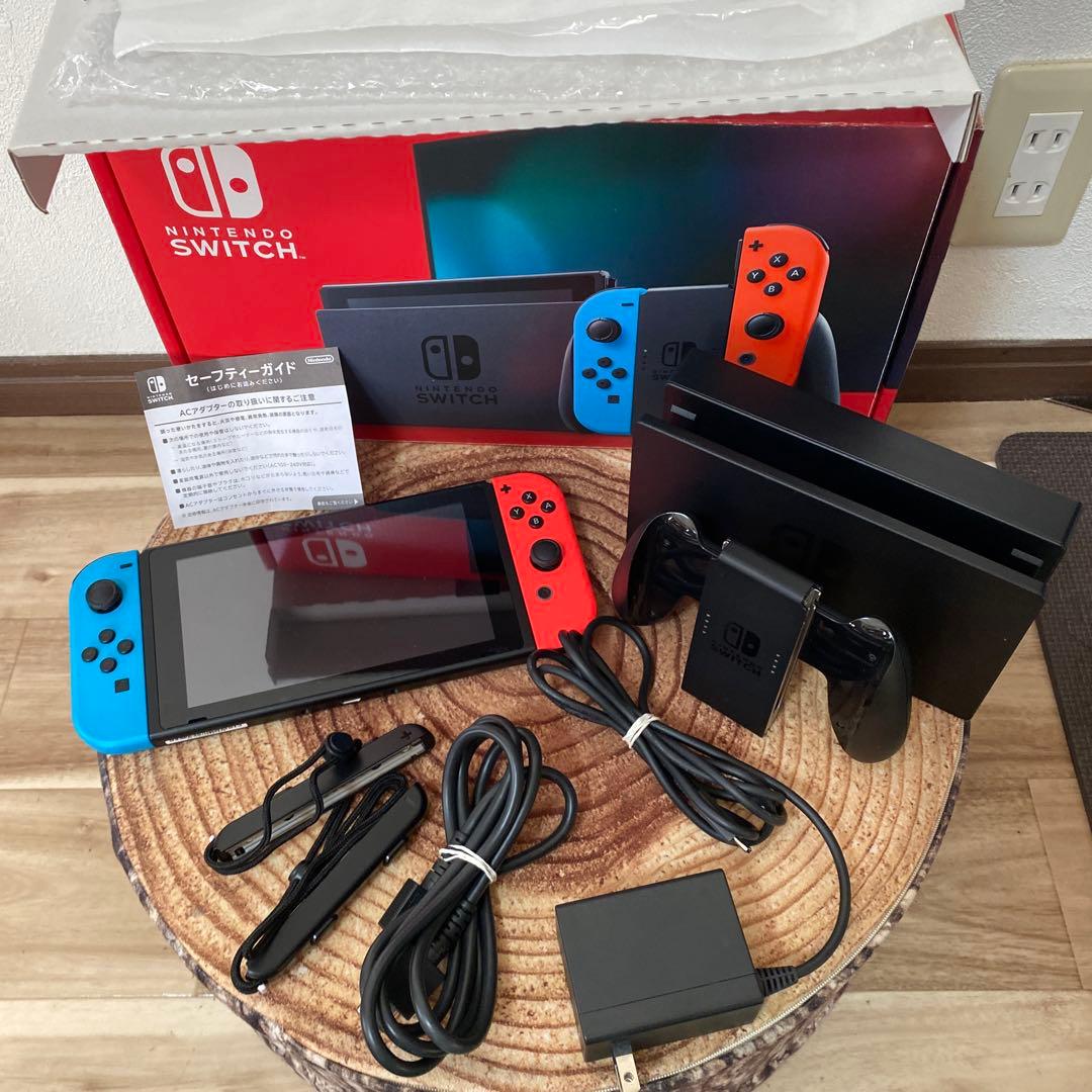 Nintendo Switch ニンテンドースイッチ本体　ネオン ①