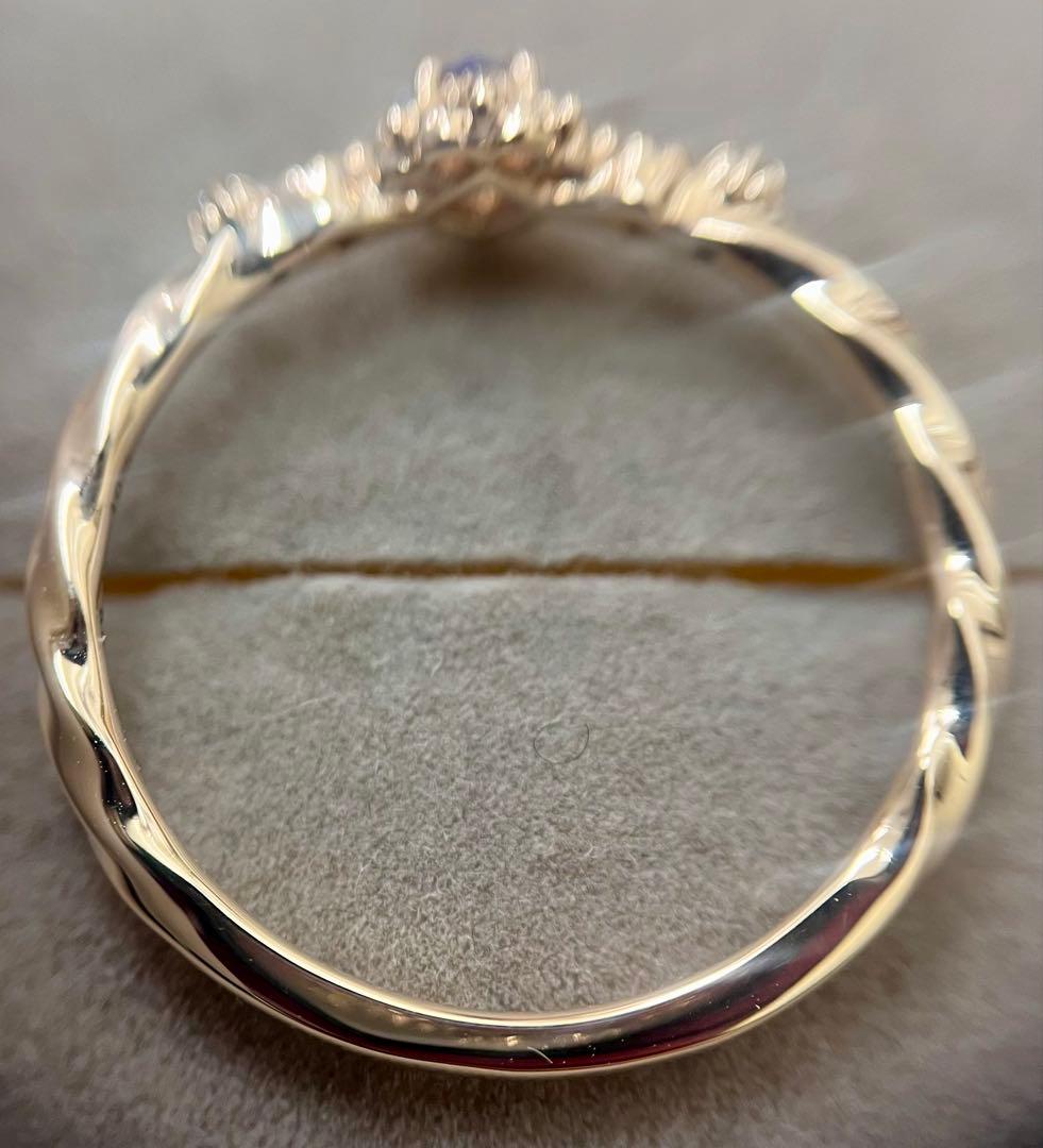 ノジェスK5 タンザナイト ダイヤ リング