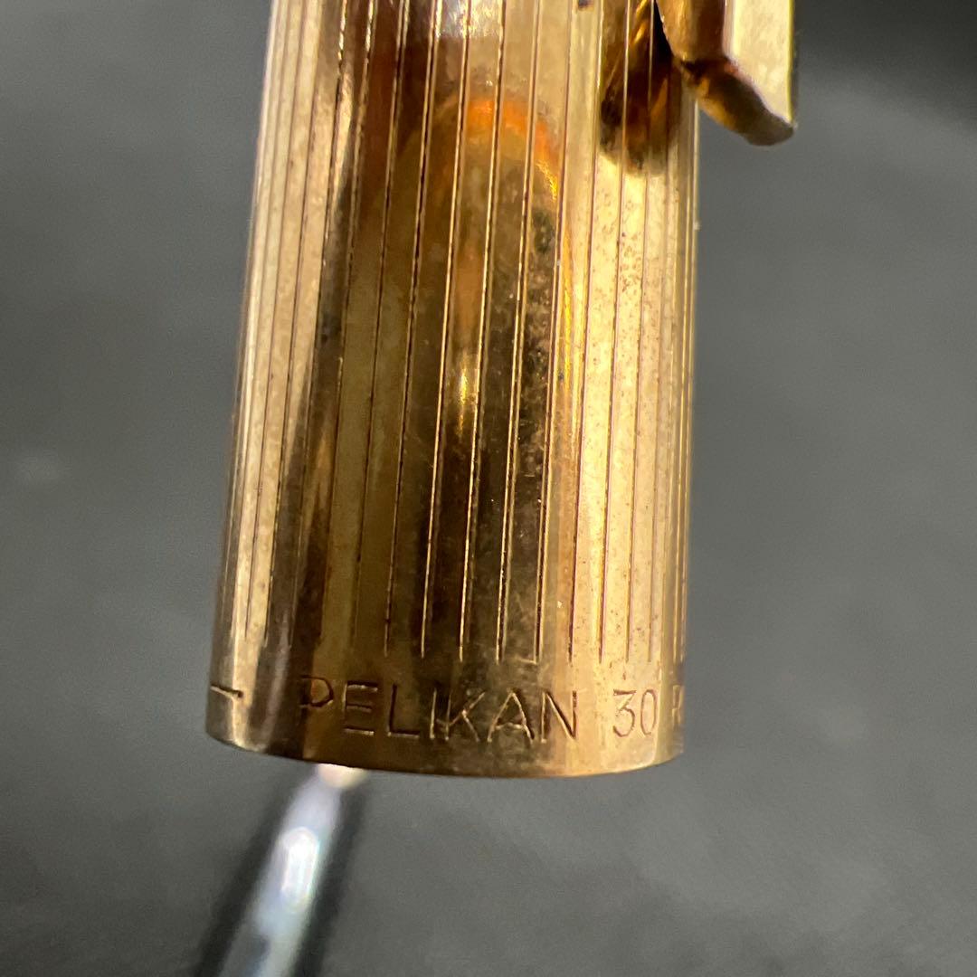 ペリカンPELIKAN30 ロールゴールド万年筆 18c750 GEMERNY