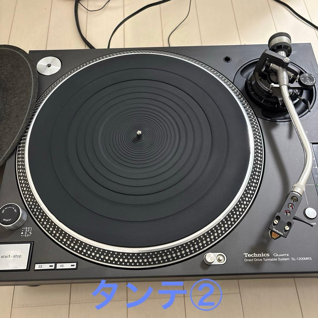 Technics SL-1200 ターンテーブル２台　ミキサー　セット