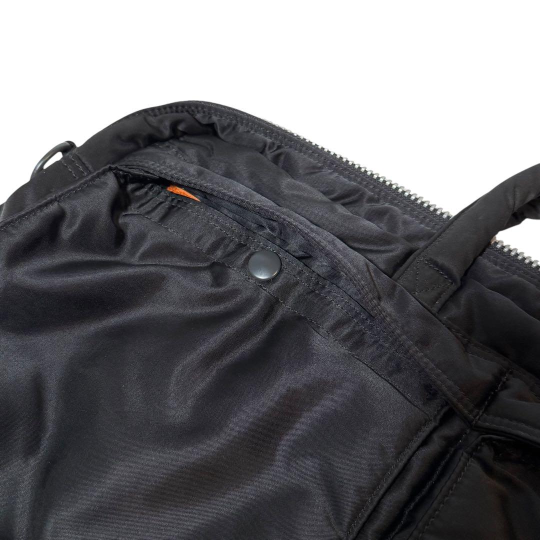 【美品】 ポーター タンカー ブリーフケース ブラック ナイロン 黒