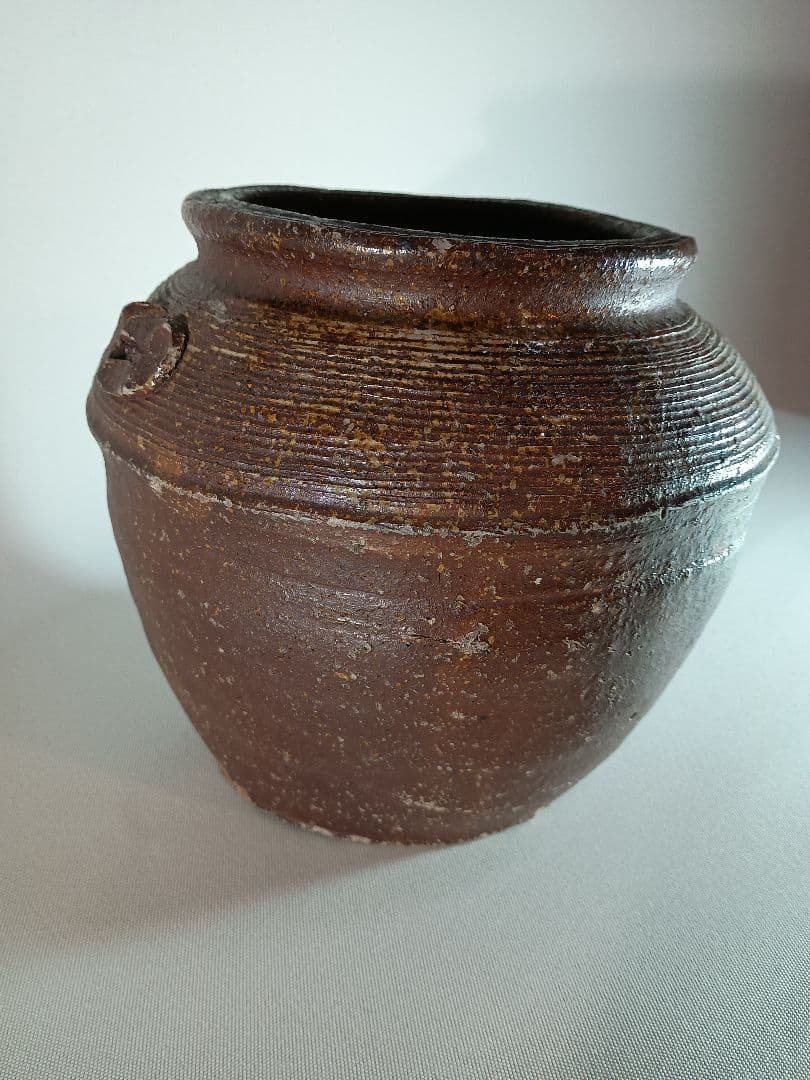 江戸初期 丹波水指小壺