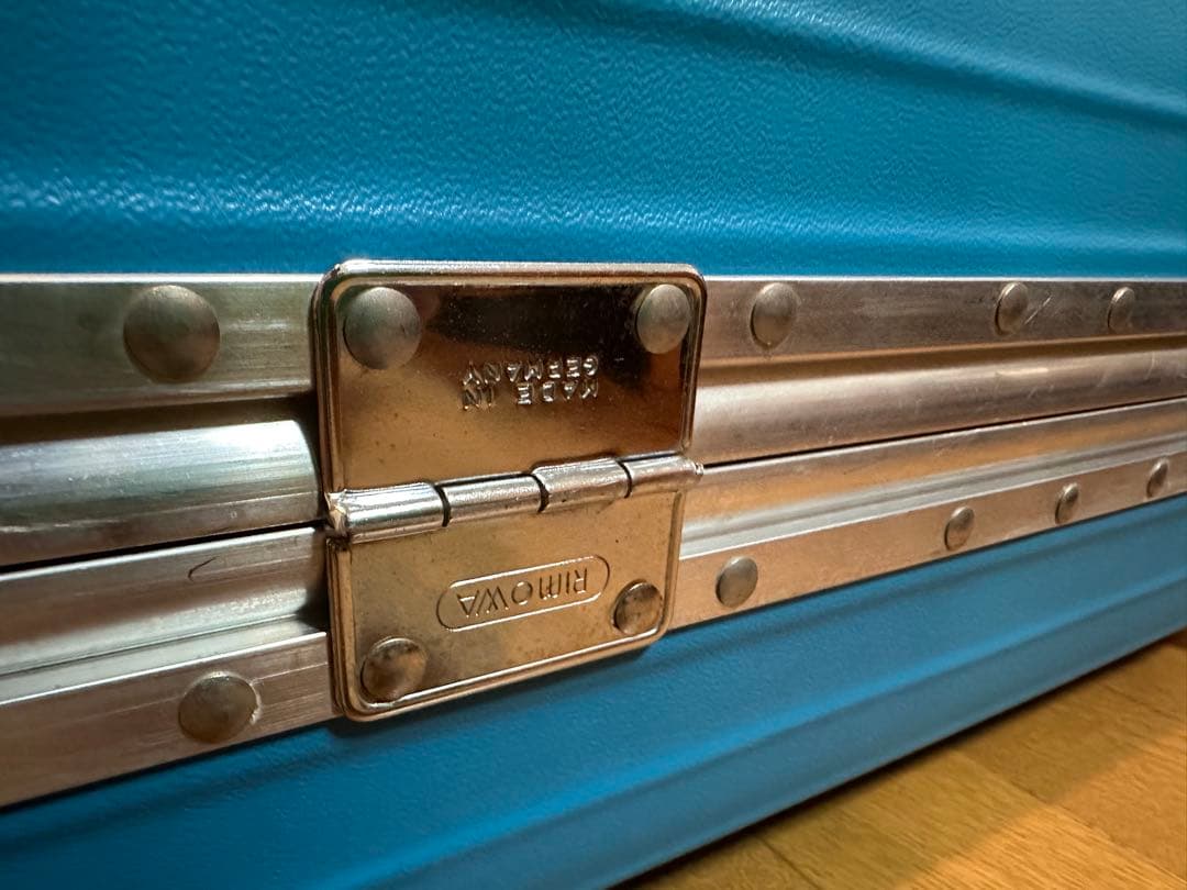 オークション　リモワ ヴィンテージ　ピクニック　ターコイズブルー