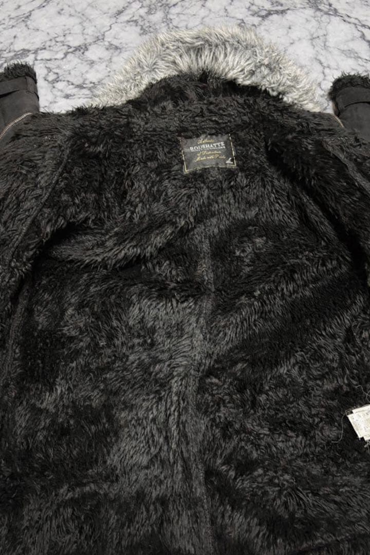 値下げしましたarchiveスエード調ジャケットコートファーお兄系y2kグランジ