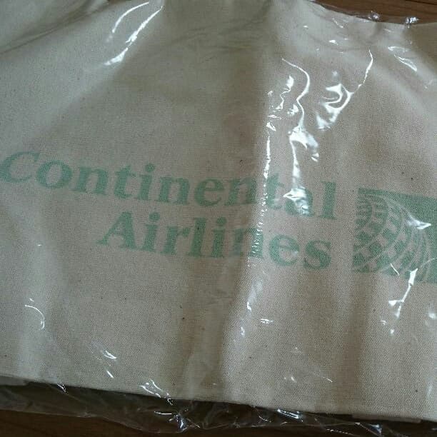 飛行機グッズ コンチネンタル航空 コットンバック