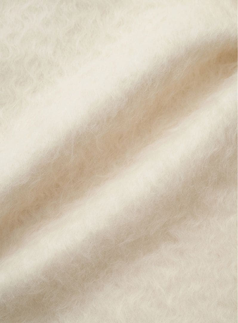 美品 ⭐︎ The Barnnet ウール　シャギーコート　ホワイト