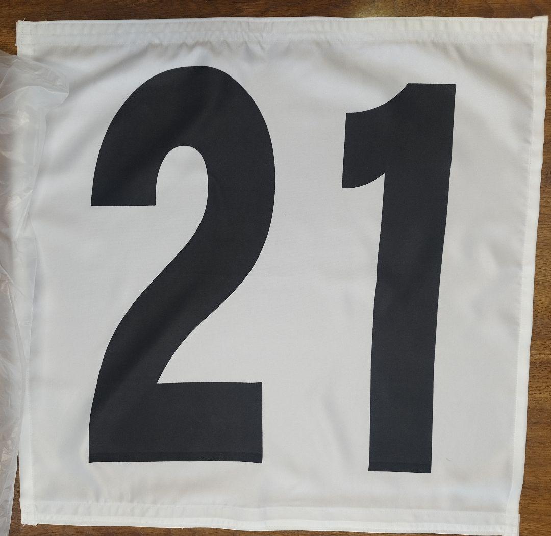 横断幕用　数字　当て布