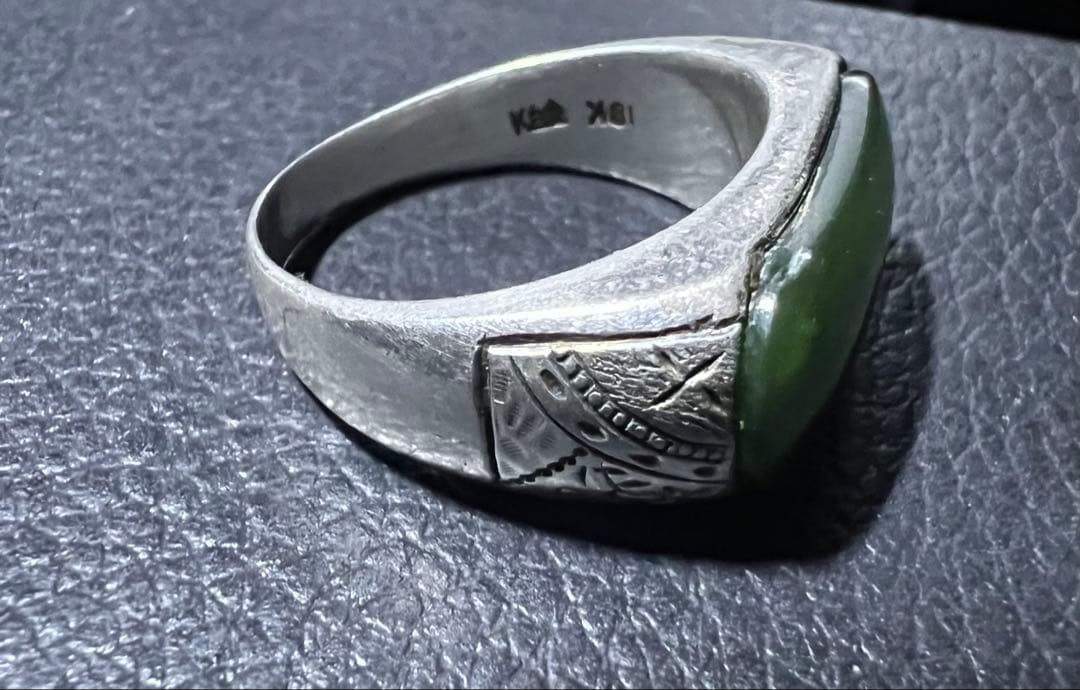 指輪18K K白金刻印あり