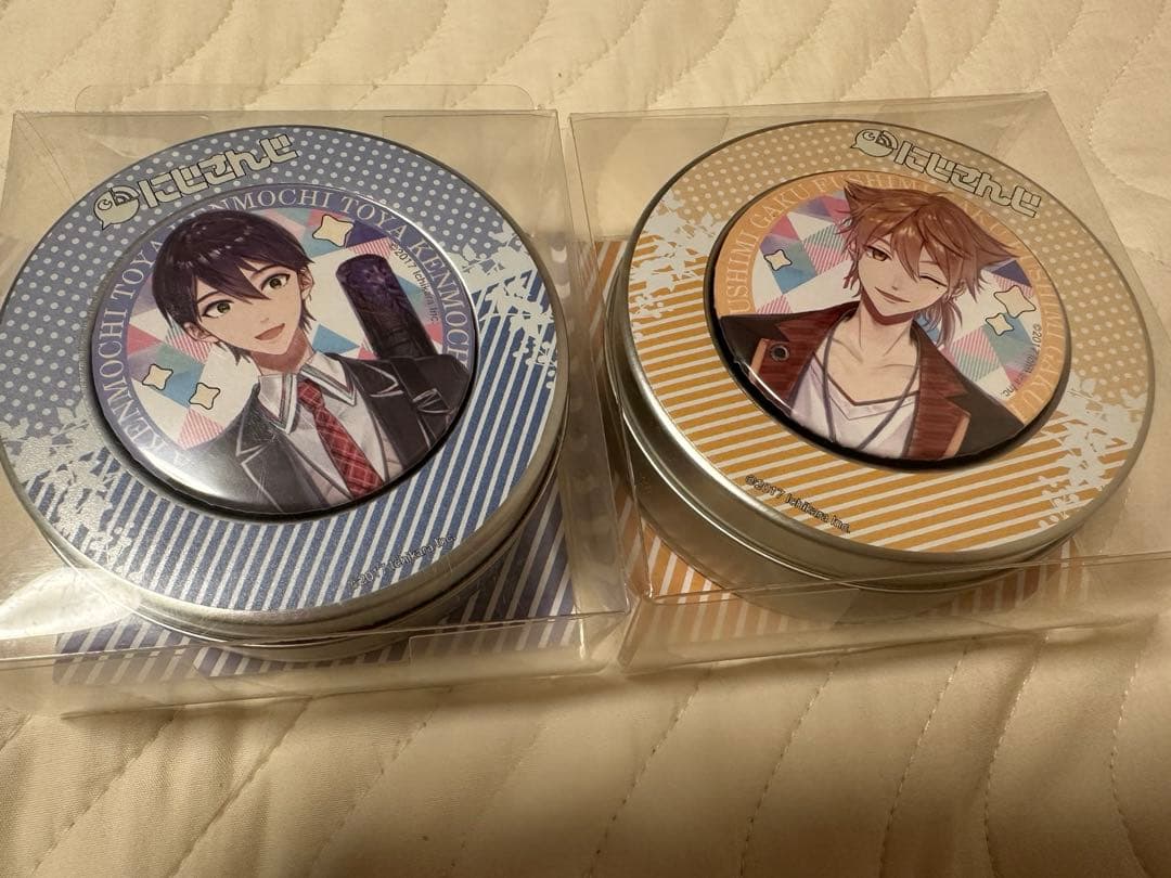 B*e様 期間限定ショップ 東急ハンズ にじさんじ　シール缶　剣持刀也　伏見ガク