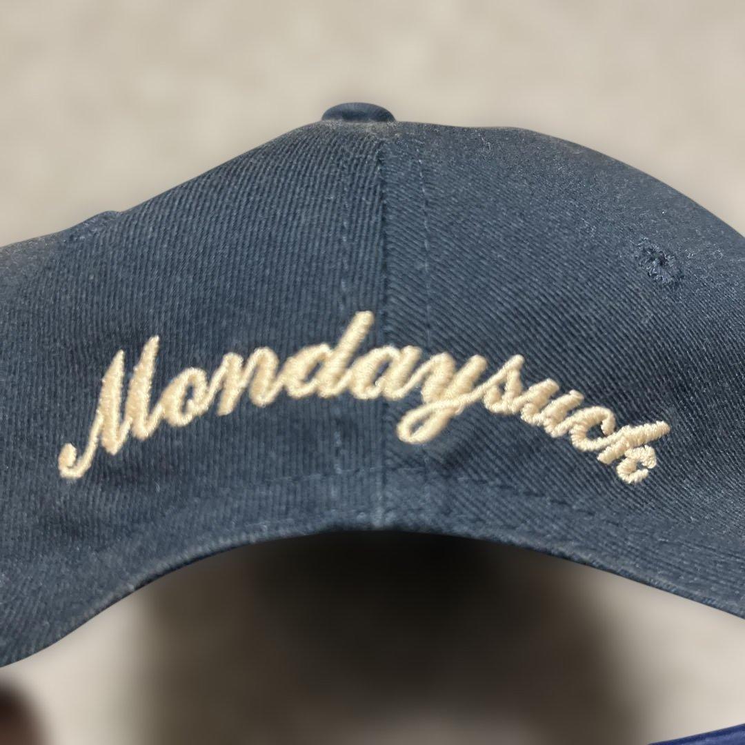 mondaysuck キャップ ヤンキース ネイビー