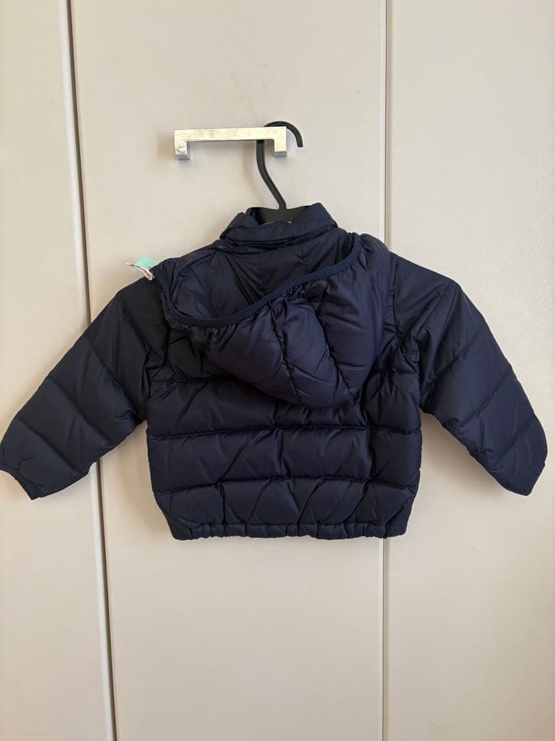 美品　THE NORTH FACE ネイビー　ダウン 90 クリーニング済み