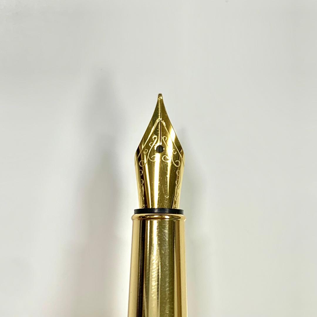 廃番 ヴィンテージ ゴールド 万年筆 金属軸